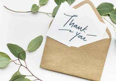 Thank You for Church Financial Support